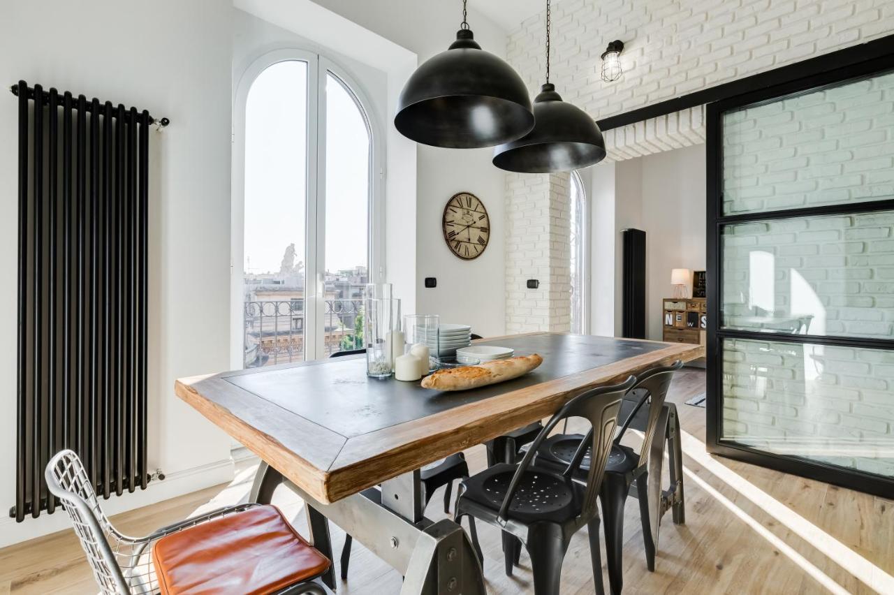 Bmga L Glam Industrial 3-Bed Apartment In Termini โรม ภายนอก รูปภาพ